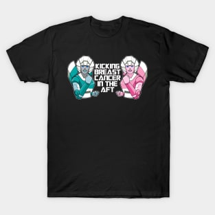 Kicking Breast Cancer In The Aft T-Shirt